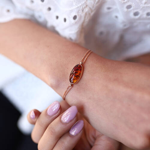 By Golden House - Amber Kehribar Bileklik By Golden House - Amber Kehribar Bileklik