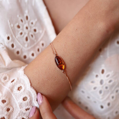 By Golden House - Amber Kehribar Bileklik (1) By Golden House - Amber Kehribar Bileklik (1)