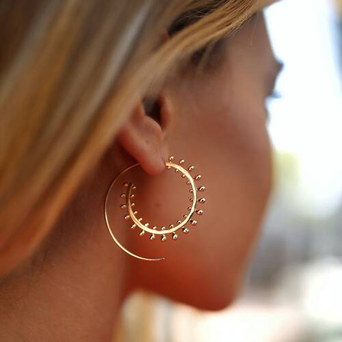 By Golden House - Antik Küpe