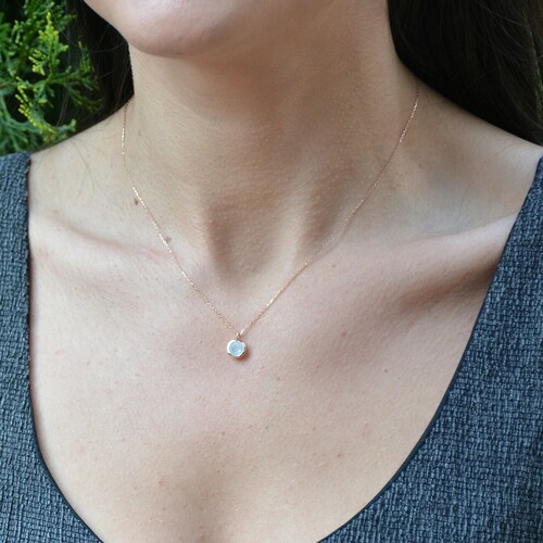 By Golden House - Aquamarin Renk Quartz Kolye By Golden House - Aquamarin Renk Quartz Kolye