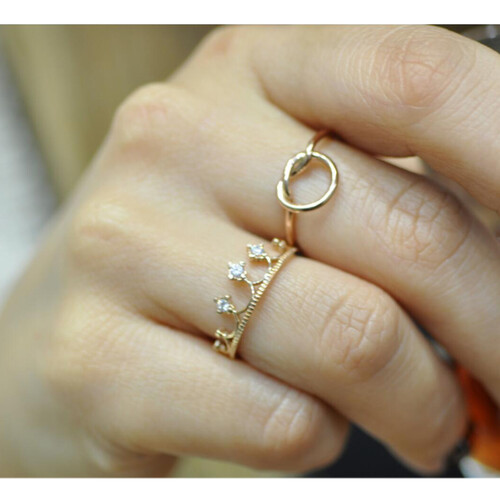 By Golden House - Aşk Düğümü Yüzük