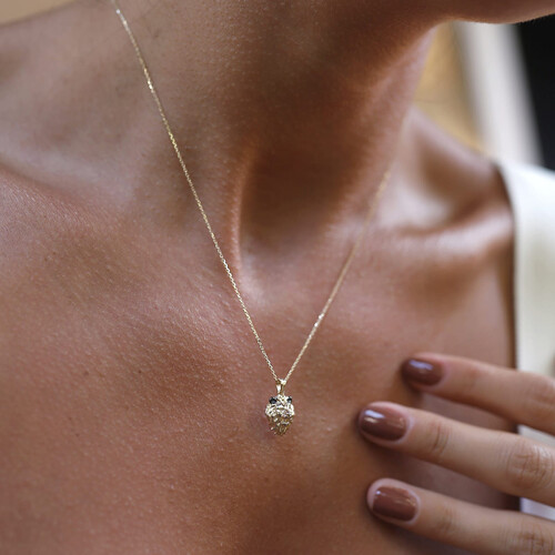 By Golden House - Aslan Başı Kolye By Golden House - Aslan Başı Kolye