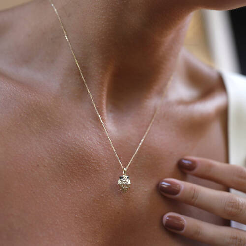 By Golden House - Aslan Başı Kolye