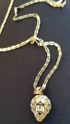 By Golden House - Aslan Başı Valentino Zincir (1)