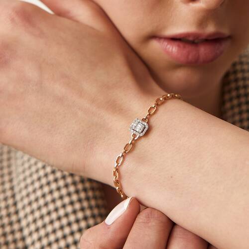 By Golden House - Ataç Baget Pırlanta Bileklik