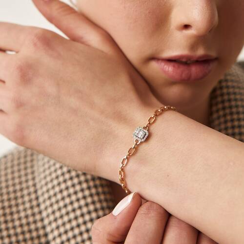 By Golden House - Ataç Baget Pırlanta Bileklik (1)