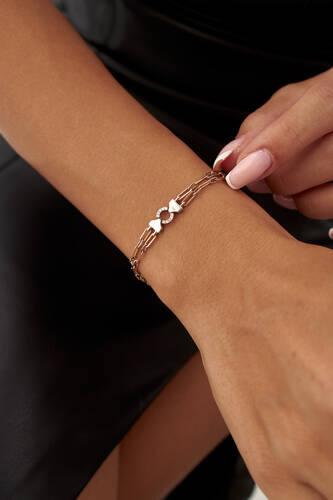 By Golden House - Ataç Halka Pırlanta Bileklik (1)