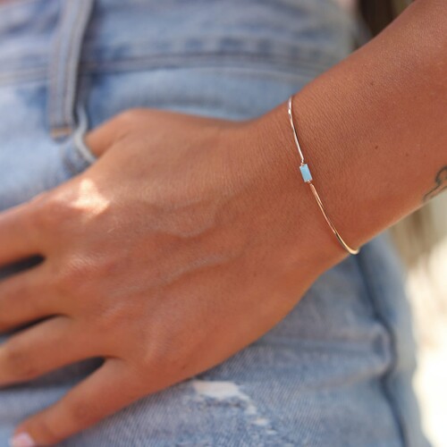 By Golden House - Baget Firuze Tel Bilezik (1) By Golden House - Baget Firuze Tel Bilezik (1)