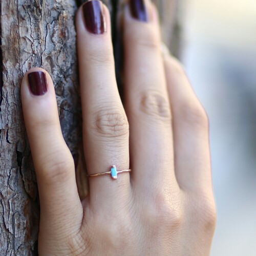 By Golden House - Baget Firuze Yüzük By Golden House - Baget Firuze Yüzük