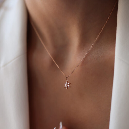 By Golden House - Baget Kartanesi Pırlanta Kolye (1)