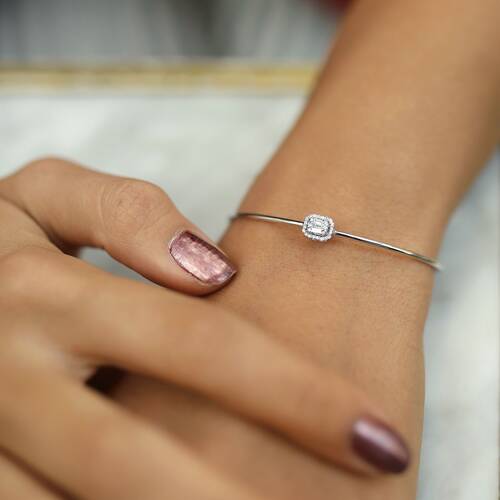 By Golden House - Baget Kesim Pırlanta Bilezik