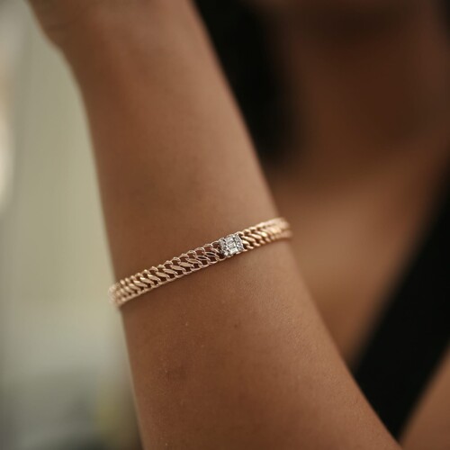 By Golden House - Baget Pırlanta Viyana Bileklik (1) By Golden House - Baget Pırlanta Viyana Bileklik (1)