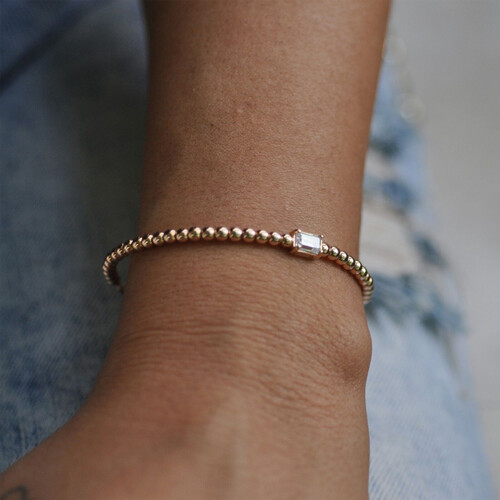 By Golden House - Baget Top Top Bilezik