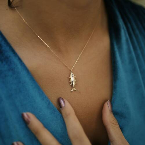 By Golden House - Balık Kolye (1)