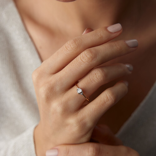 By Golden House - Barok Pırlanta Yüzük By Golden House - Barok Pırlanta Yüzük