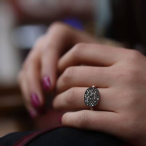 By Golden House - Brown Pırlanta Yüzük