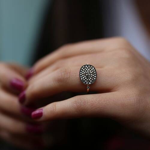 By Golden House - Brown Pırlanta Yüzük (1)