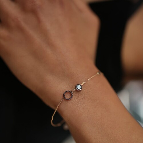 By Golden House - Brown Taşlı Mineli Bileklik By Golden House - Brown Taşlı Mineli Bileklik