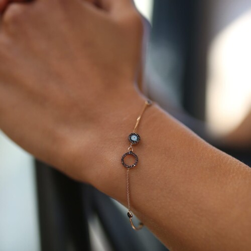 By Golden House - Brown Taşlı Mineli Bileklik (1) By Golden House - Brown Taşlı Mineli Bileklik (1)