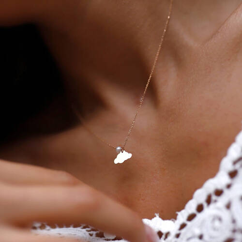 By Golden House - Bulut ve İnci Kolye