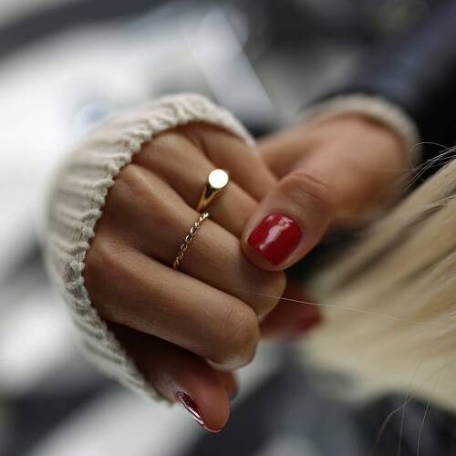 By Golden House - Burgu ve Mini Şövalye Yüzük By Golden House - Burgu ve Mini Şövalye Yüzük