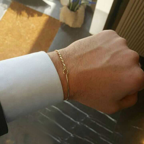 By Golden House - Burgulu Kanca Bilezik