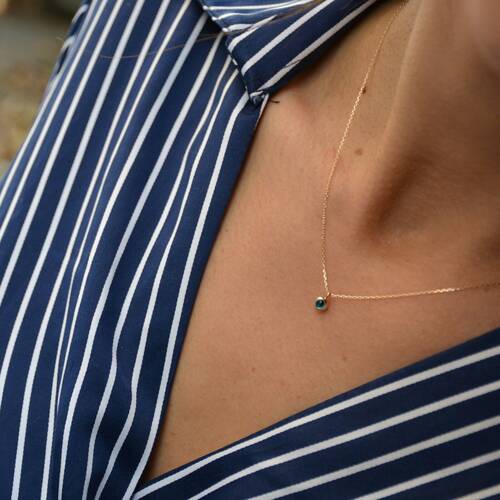 By Golden House - Camgöz Kolye