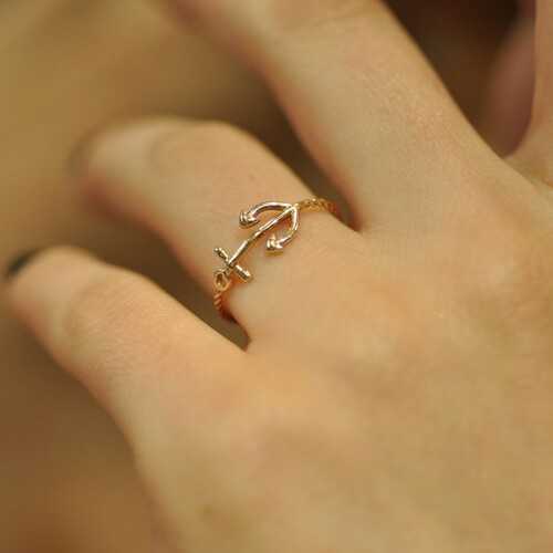 By Golden House - Çapa Yüzük (1)