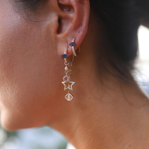 By Golden House - Charm Küpe