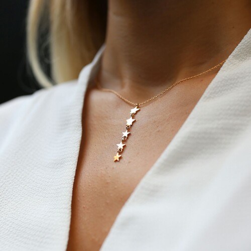 By Golden House - Çoklu Yıldız Kolye (1) By Golden House - Çoklu Yıldız Kolye (1)