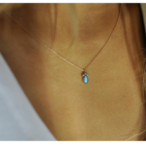 By Golden House - Damla Firuze Kolye