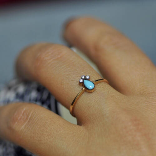 By Golden House - Damla Firuze Yüzük (1)