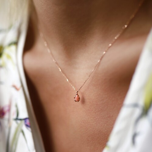 By Golden House - Damla Mercan Kolye By Golden House - Damla Mercan Kolye