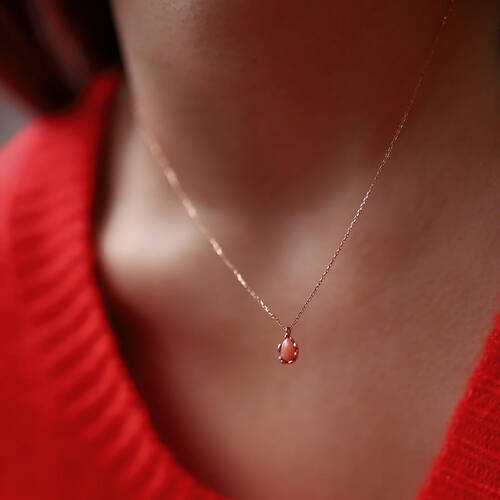 By Golden House - Damla Mercan Kolye (1)