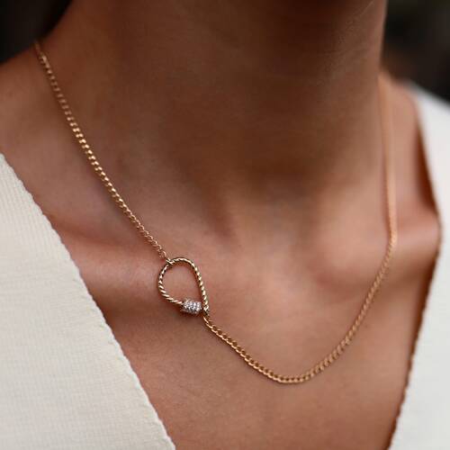 By Golden House - Damla Spin Kolye (1)