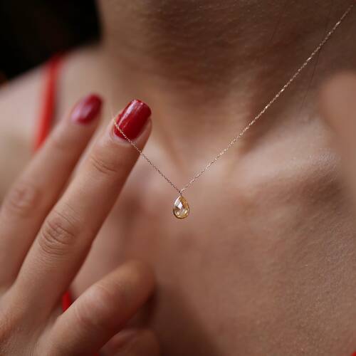 By Golden House - Damla Taşlı Kolye