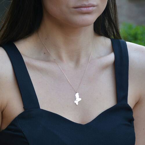 By Golden House - Deniz Kızı Kolye