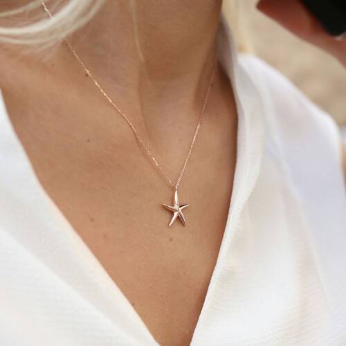 By Golden House - Deniz Yıldızı Kolye
