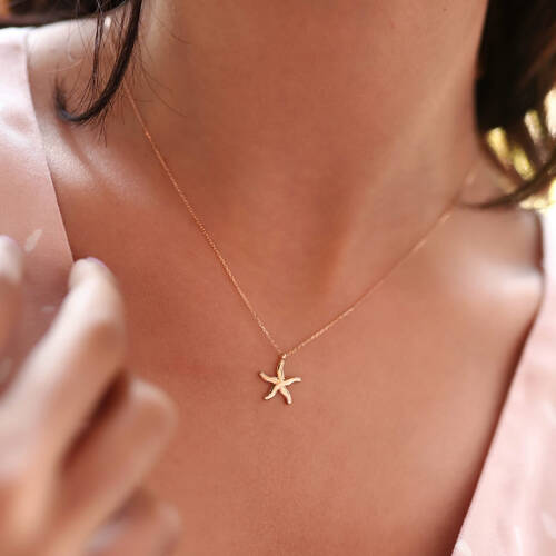 By Golden House - Deniz Yıldızı Kolye