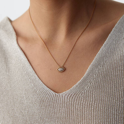 By Golden House - Diamond Eye kolye (1)