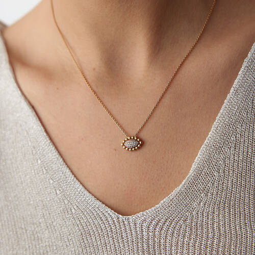 By Golden House - Diamond Eye kolye