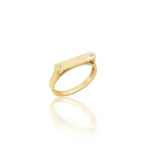 By Golden House - Dikdörtgen Tasarım Yüzük