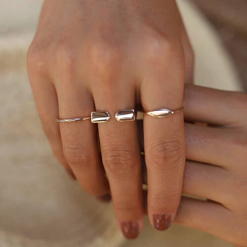 By Golden House - Dizayn Kombin Yüzük By Golden House - Dizayn Kombin Yüzük