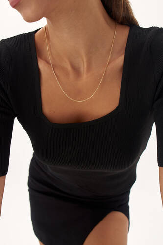 By Golden House - Doç Küp Zincir Kolye (1)