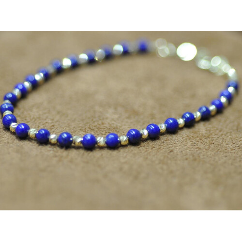 By Golden House - Doğal Lapis Taşlı Bileklik By Golden House - Doğal Lapis Taşlı Bileklik