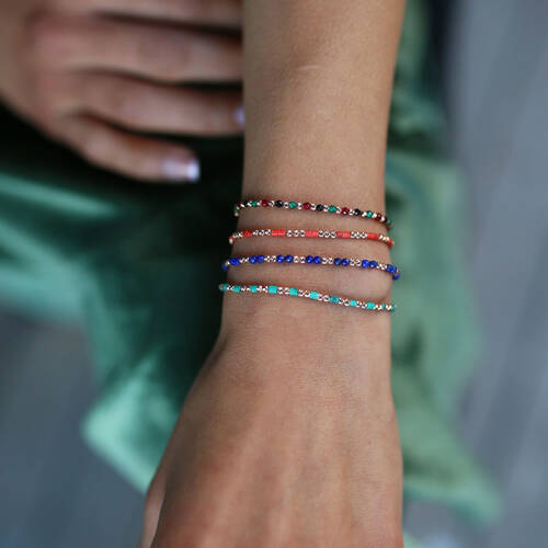 By Golden House - Doğal Taşlı Bileklik By Golden House - Doğal Taşlı Bileklik