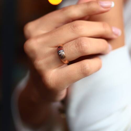 By Golden House - Dome Band Pırlanta Yüzük By Golden House - Dome Band Pırlanta Yüzük