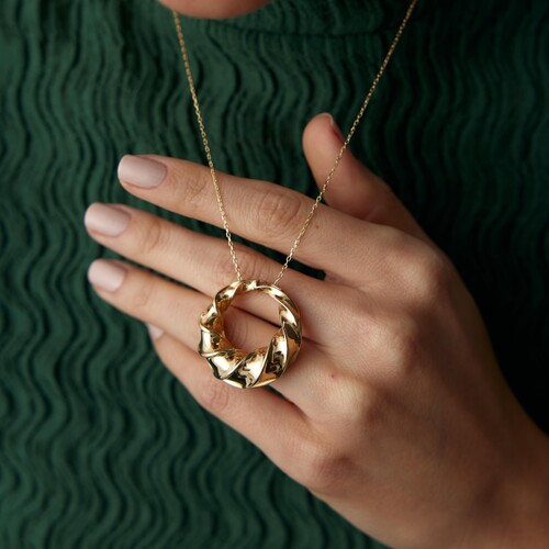 By Golden House - Dome Burgu Kolye By Golden House - Dome Burgu Kolye