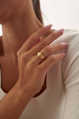 By Golden House - Dome Kubbe Yüzük (1) By Golden House - Dome Kubbe Yüzük (1)