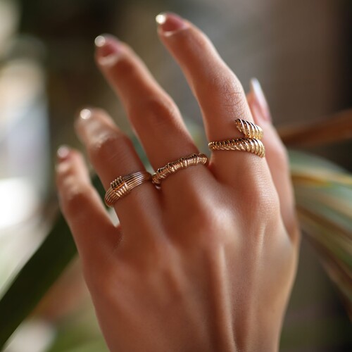 By Golden House - Dome ve Atkı Kombin Yüzük